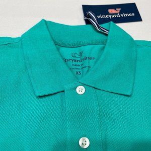 Vineyard Vines Classic Pique Polo, XS NWT! Aqua